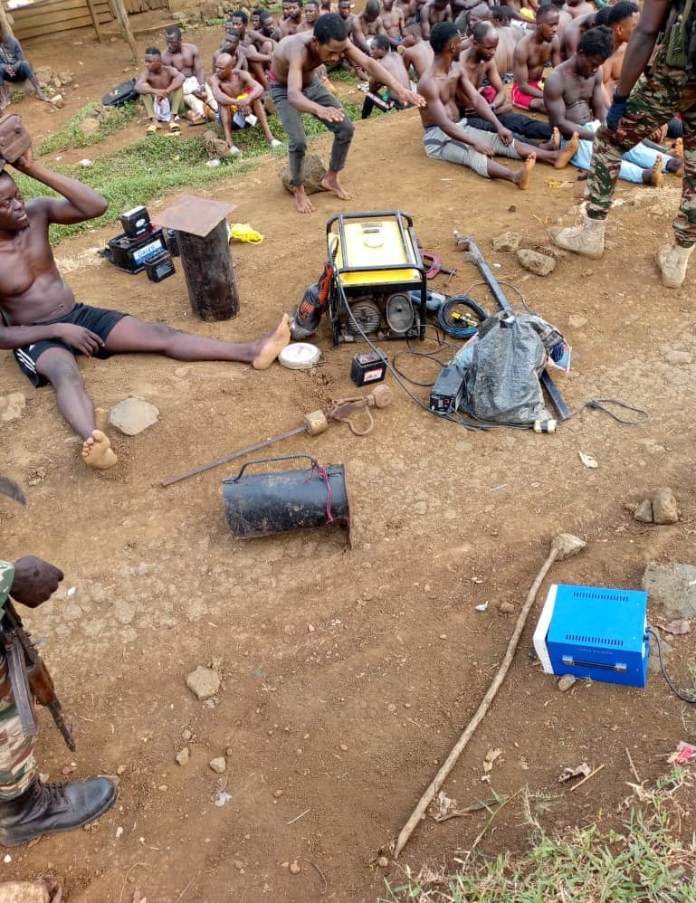 Cameroon military torturing unarmed civilians in Mator Village of British Southern Cameroons (Ambazonia)